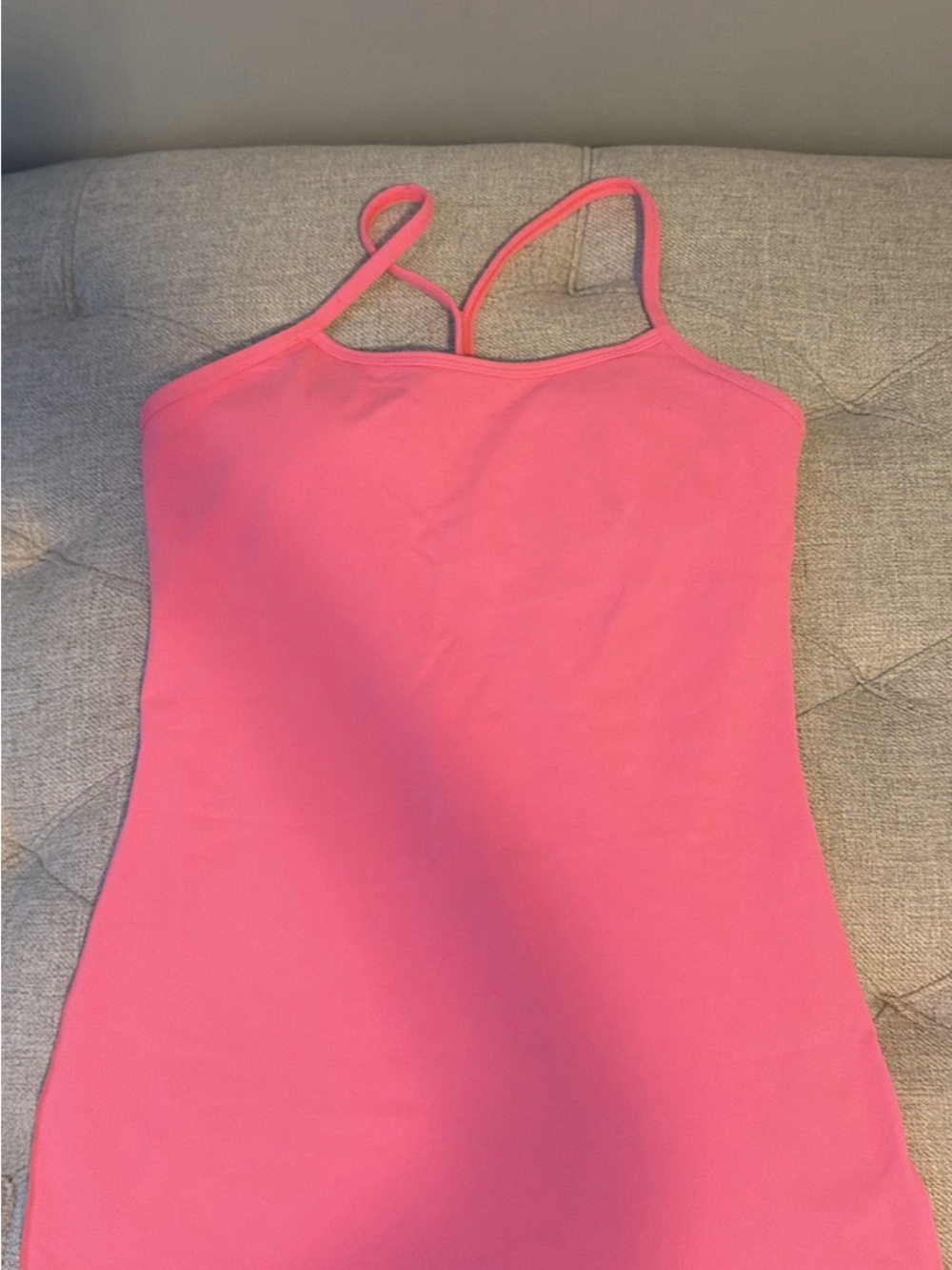 lululemon athletica Bright Pink Double-Strap Tank